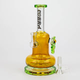 Cobra 8.5" Amber Green Monster Eye Stemless Bong