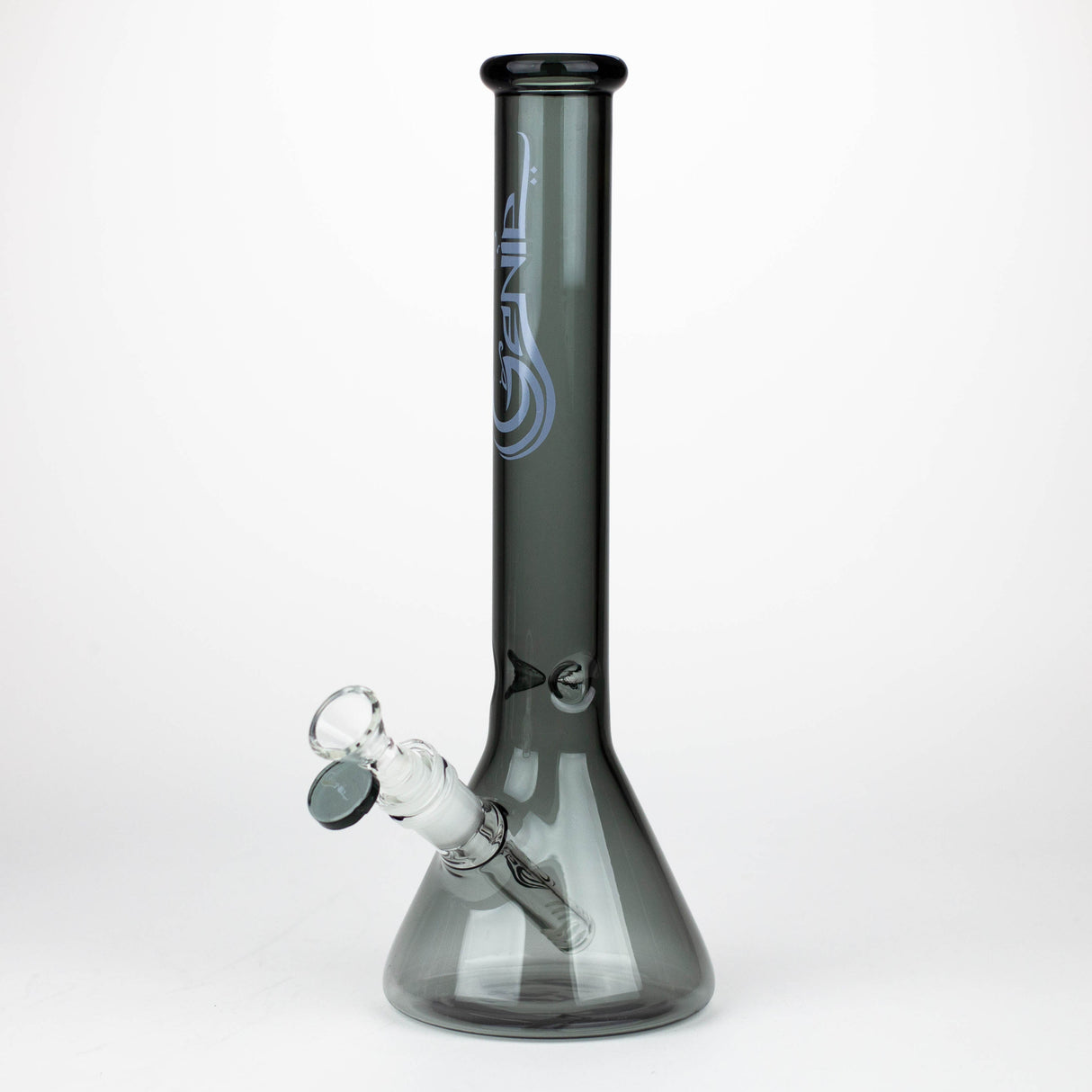 Genie 12" Colour Tube Beaker Bong with Ice Catcher