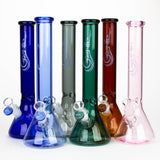 Genie 12" Colour Tube Beaker Bong with Ice Catcher