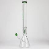 GENIE | 24" 9mm single percolator glass water bong [ GB1905 ]