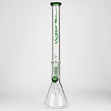GENIE | 24" 9mm single percolator glass water bong [ GB1905 ]