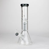 Genie 12" Colour-Accented Glass Bong with 6-Arm Perc
