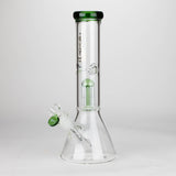 Genie 12" Colour-Accented Glass Bong with 6-Arm Perc