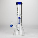 Genie 12" Colour-Accented Glass Bong with 6-Arm Perc