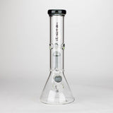 Genie 12" Colour-Accented Glass Bong with 6-Arm Perc