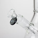 Genie 12" Colour-Accented Glass Bong with 6-Arm Perc