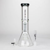 Genie 12" Colour-Accented Glass Bong with 6-Arm Perc