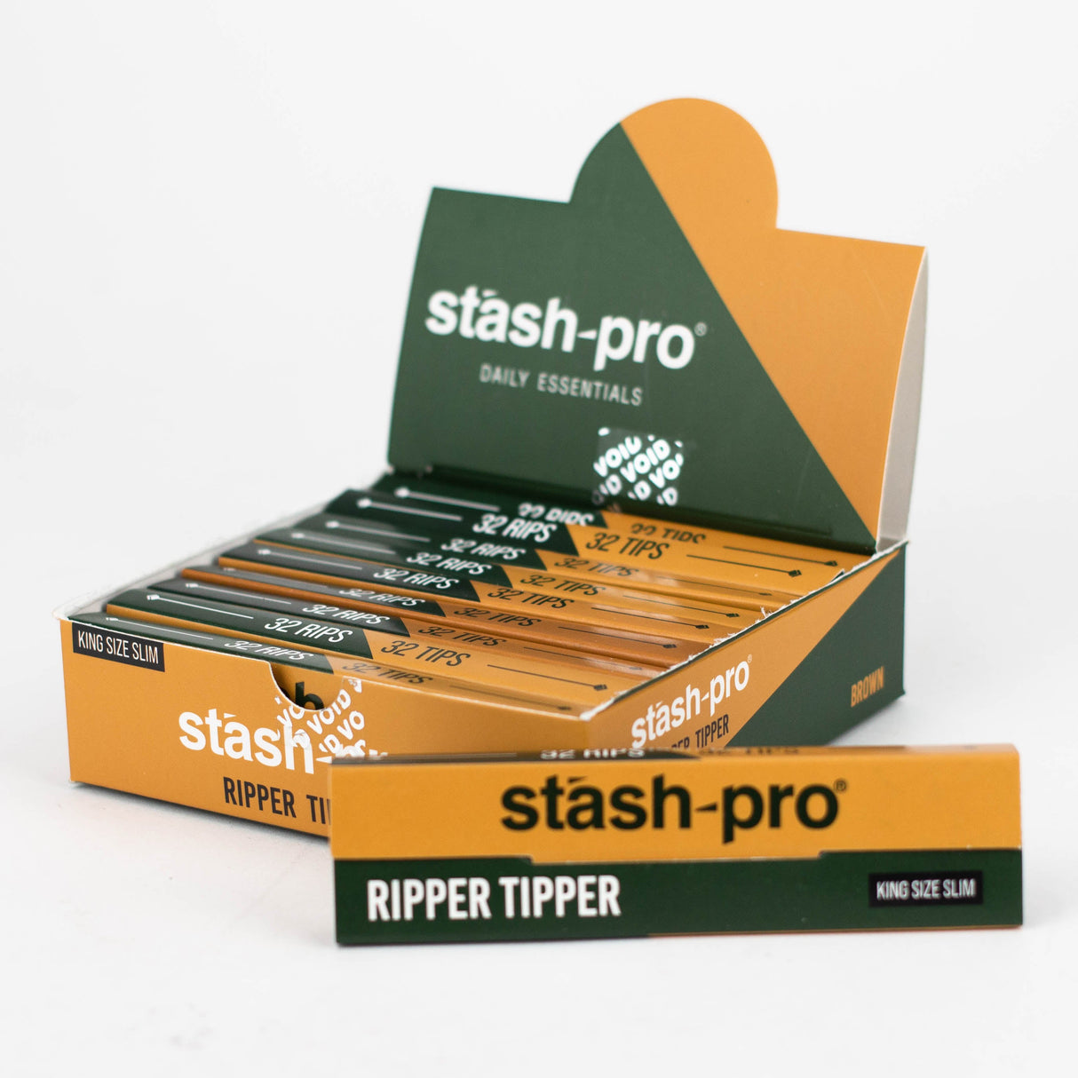 Stash-Pro Ripper Tipper King Size Slim Papers - Box of 10