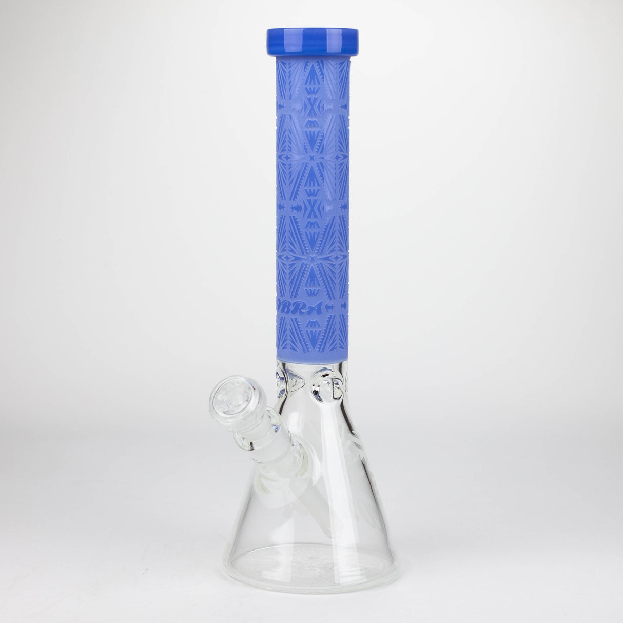 Cobra 14" Sandblasted Geometric 7mm Beaker Bong