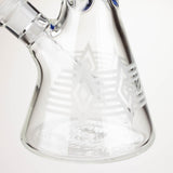 Cobra 14" Sandblasted Geometric 7mm Beaker Bong