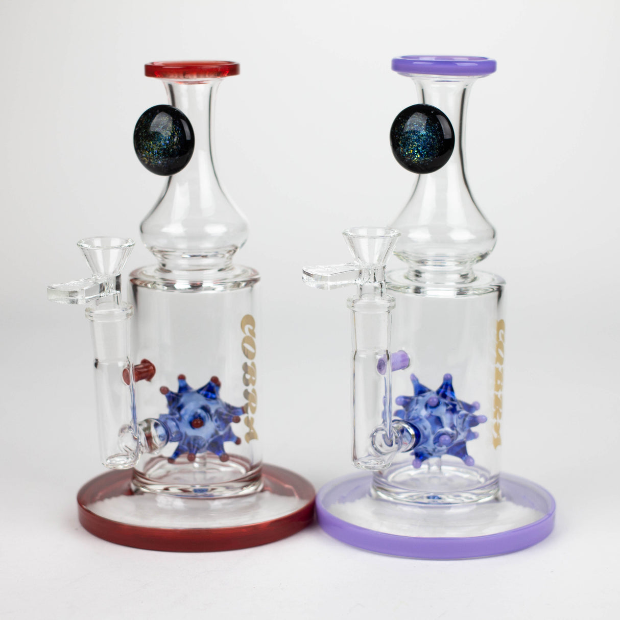 Cobra 8.5" Water Bomb Diffuser Stemless Glass Bong