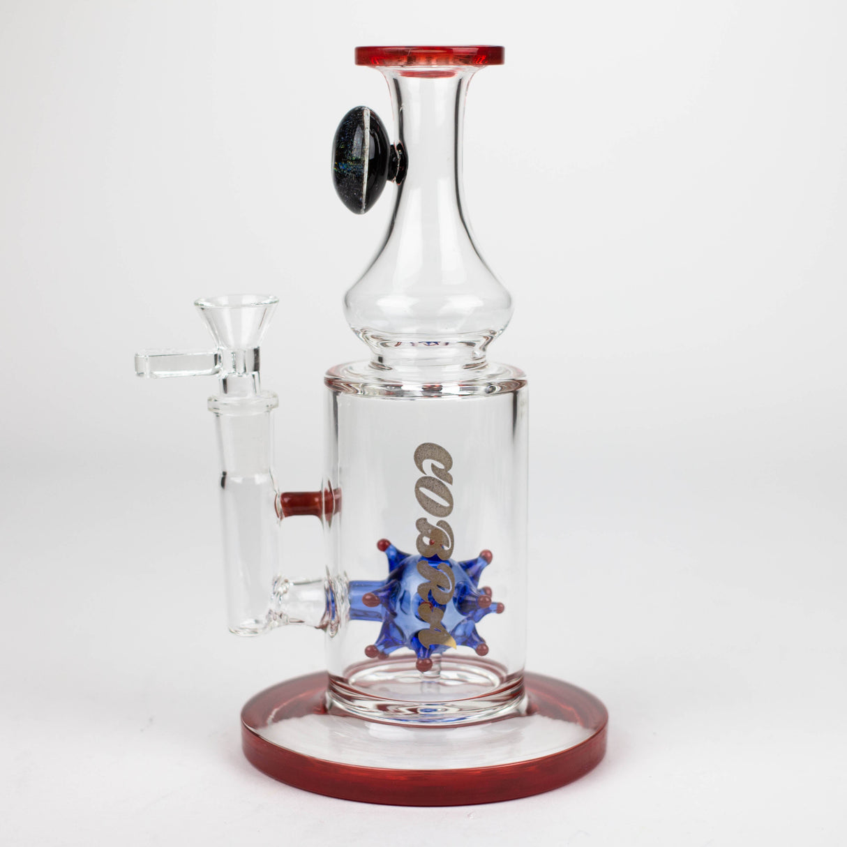 Cobra 8.5" Water Bomb Diffuser Stemless Glass Bong