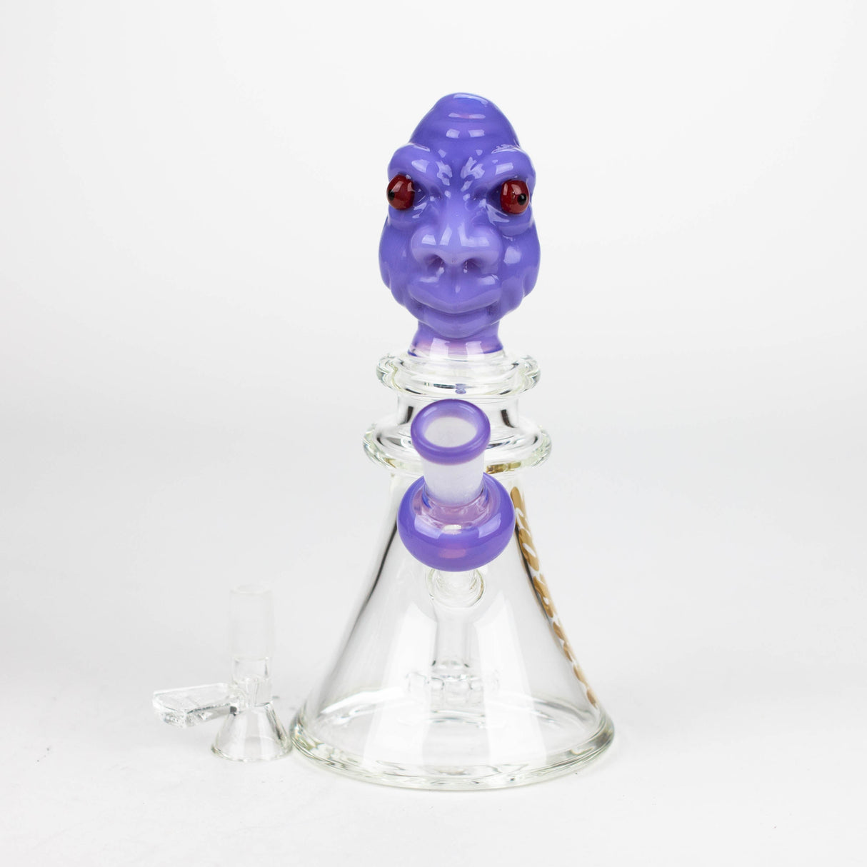 Cobra 8" Milk Pink Creature Head Showerhead Bong