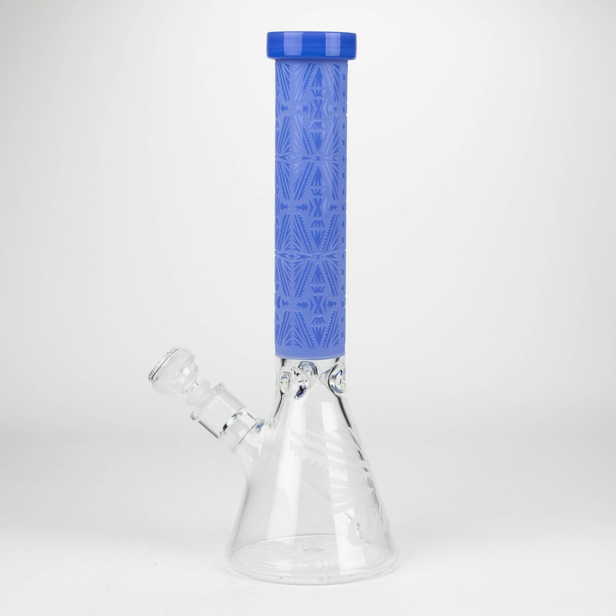 Cobra 14" Sandblasted Geometric 7mm Beaker Bong