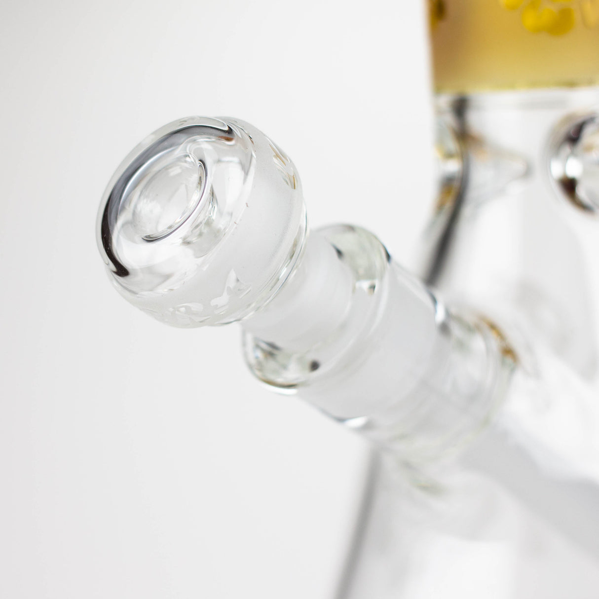 COBRA | 14" sandblasted geometric graphic 7 mm glass bong [YK07]