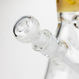 COBRA | 14" sandblasted geometric graphic 7 mm glass bong [YK07]