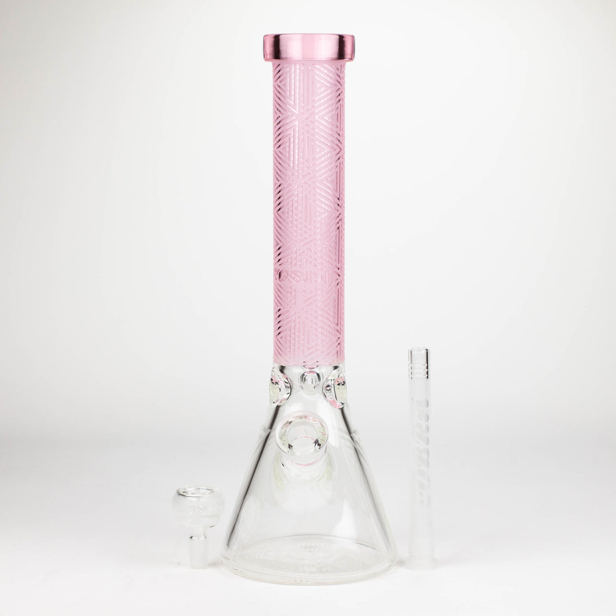 COBRA 14-Inch 7mm Glass Beaker Bong with Ice Catcher