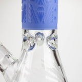 Cobra 14" Sandblasted Geometric 7mm Beaker Bong