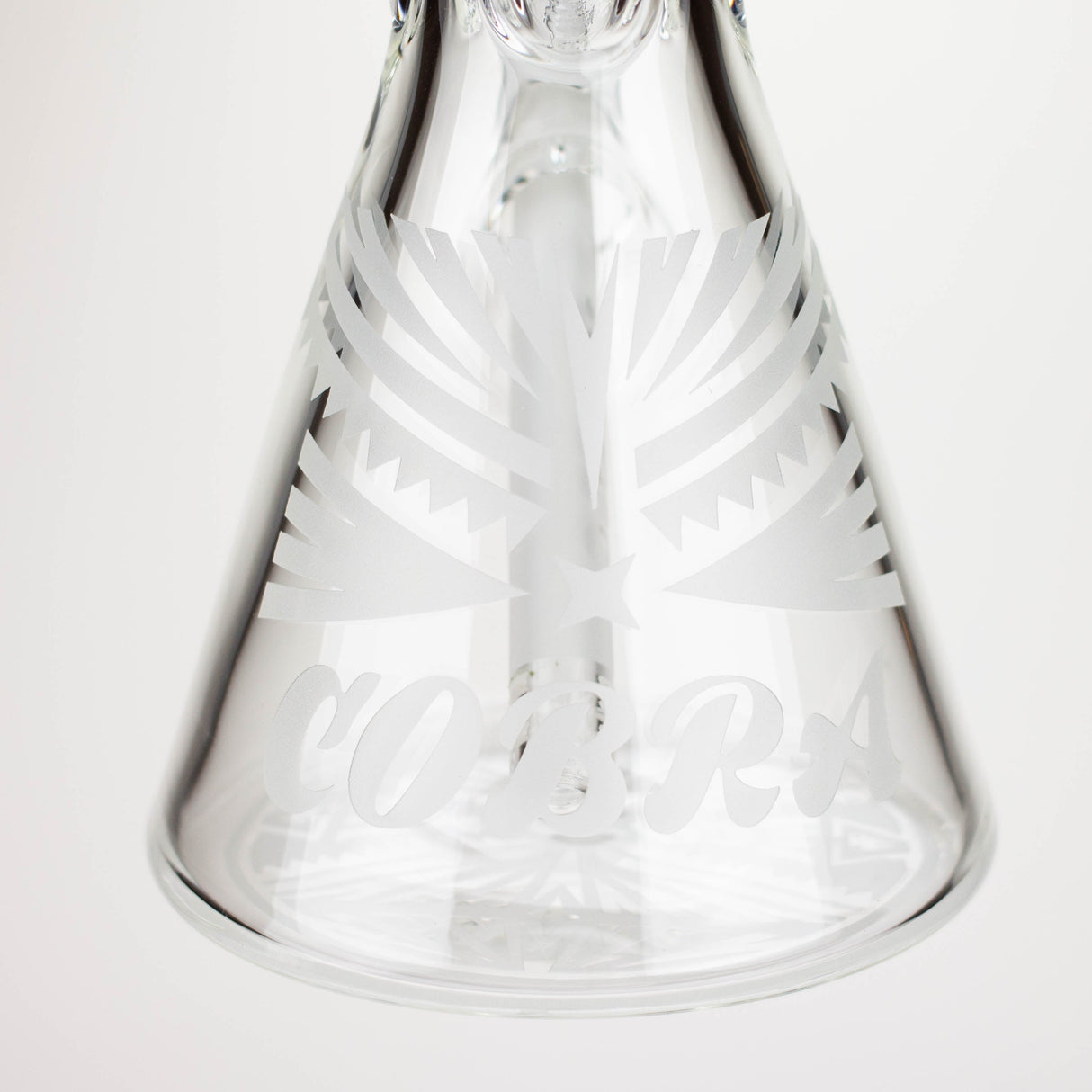 Cobra 14" Sandblasted Geometric 7mm Beaker Bong