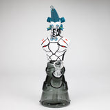 10" Resin Skull Glass Water Pipe with 14mm Bowl