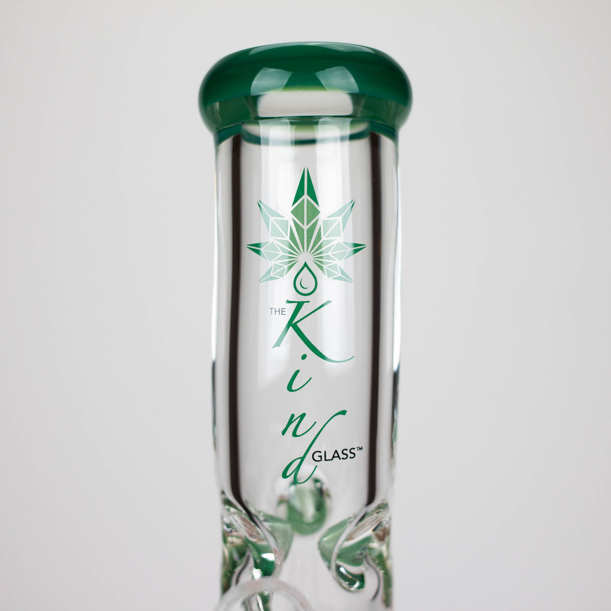 The Kind Glass Bent Neck 9mm Straight Tube Glass Bong