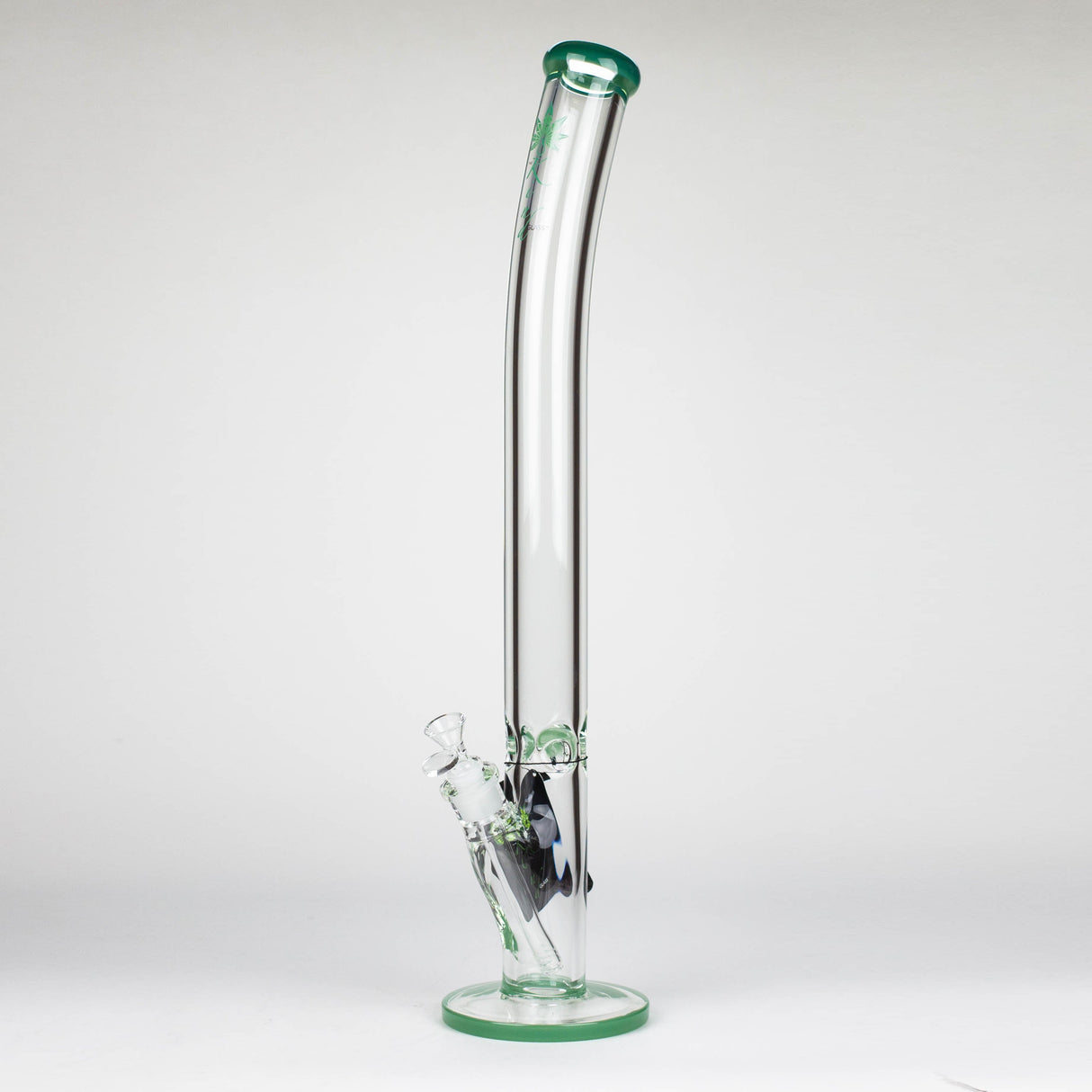 The Kind Glass Bent Neck 9mm Straight Tube Glass Bong
