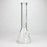 Steam Engine™ | 14 Inch 7mm glass bong with stickers by golden crown