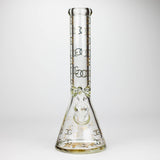 Golden Crown™ 14" 24K Gold Emblem 9mm Glass Bong