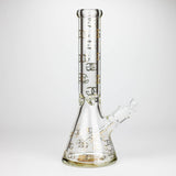 Golden Crown™ 14" 24K Gold Emblem 9mm Glass Bong