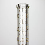 Golden Crown™ 14" 24K Gold Emblem 9mm Glass Bong
