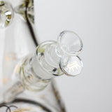 Golden Crown™ 14" 24K Gold Emblem 9mm Glass Bong