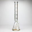 Smoke & Vape Distributor Glass Bong Golden Crown 18" 9 mm 24K Gold Emblem Water Pipe Golden Crown Thick Glass Bong 18" | Canada