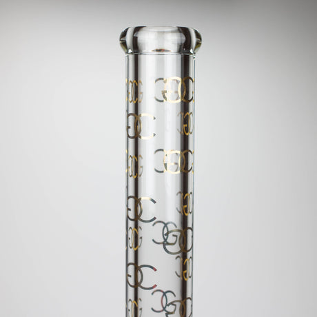 Smoke & Vape Distributor Glass Bong Golden Crown 18" 9 mm 24K Gold Emblem Water Pipe Golden Crown Thick Glass Bong 18" | Canada