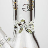 Smoke & Vape Distributor Glass Bong Golden Crown 18" 9 mm 24K Gold Emblem Water Pipe Golden Crown Thick Glass Bong 18" | Canada