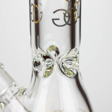 Smoke & Vape Distributor Glass Bong Golden Crown 18" 9 mm 24K Gold Emblem Water Pipe Golden Crown Thick Glass Bong 18" | Canada