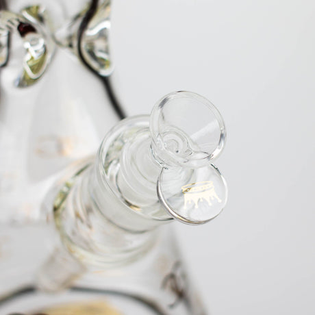 Smoke & Vape Distributor Glass Bong Golden Crown 18" 9 mm 24K Gold Emblem Water Pipe Golden Crown Thick Glass Bong 18" | Canada