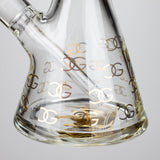 Smoke & Vape Distributor Glass Bong Golden Crown 18" 9 mm 24K Gold Emblem Water Pipe Golden Crown Thick Glass Bong 18" | Canada