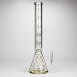 Smoke & Vape Distributor Glass Bong Golden Crown 18" 9 mm 24K Gold Emblem Water Pipe Golden Crown Thick Glass Bong 18" | Canada