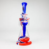 9.8" Detachable Silicone + Glass Water Bong