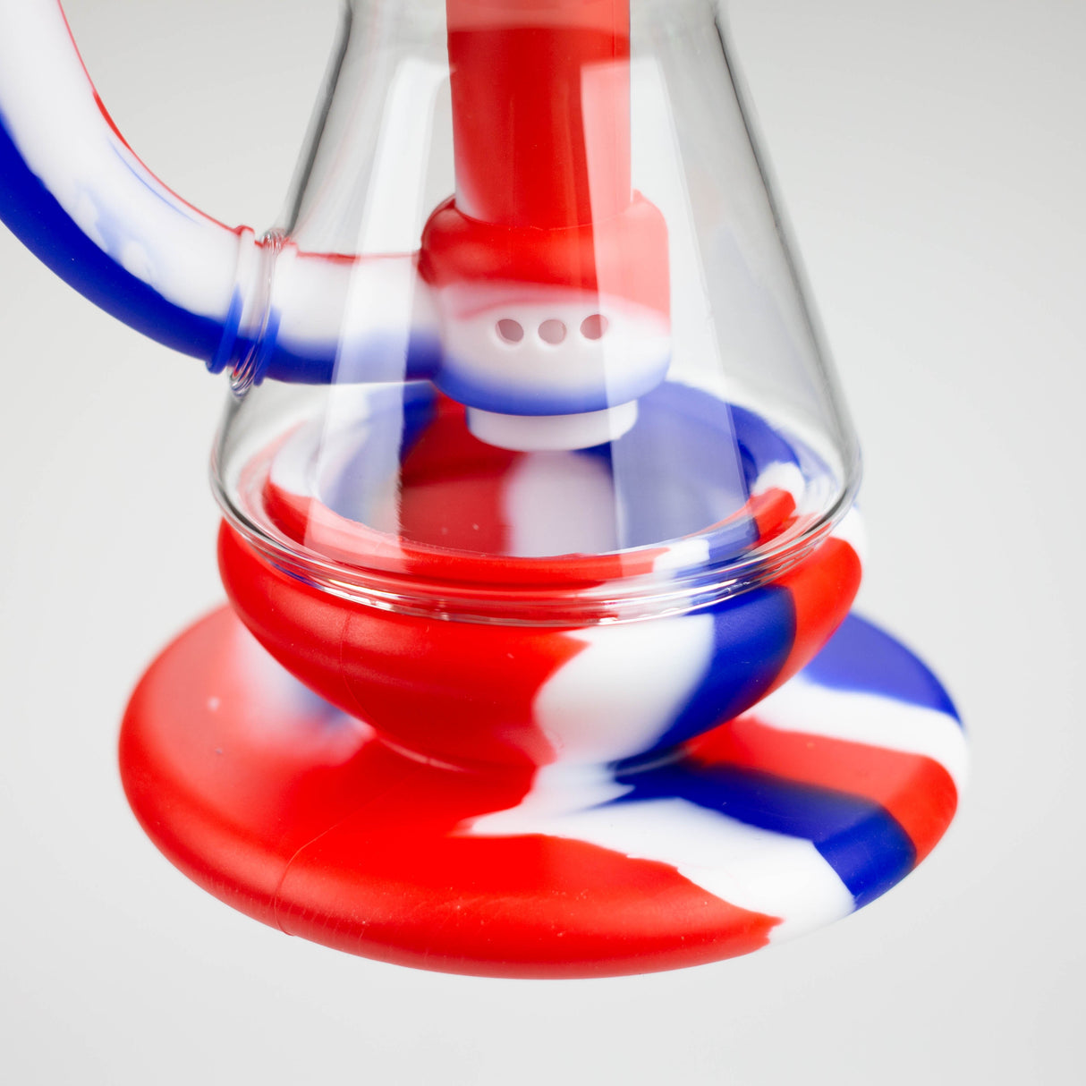 9.8" Detachable Silicone + Glass Water Bong