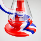 9.8" Detachable Silicone + Glass Water Bong