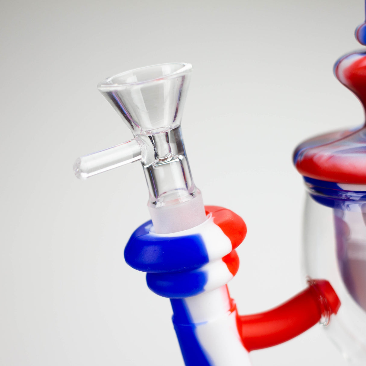 9.8" Detachable Silicone + Glass Water Bong