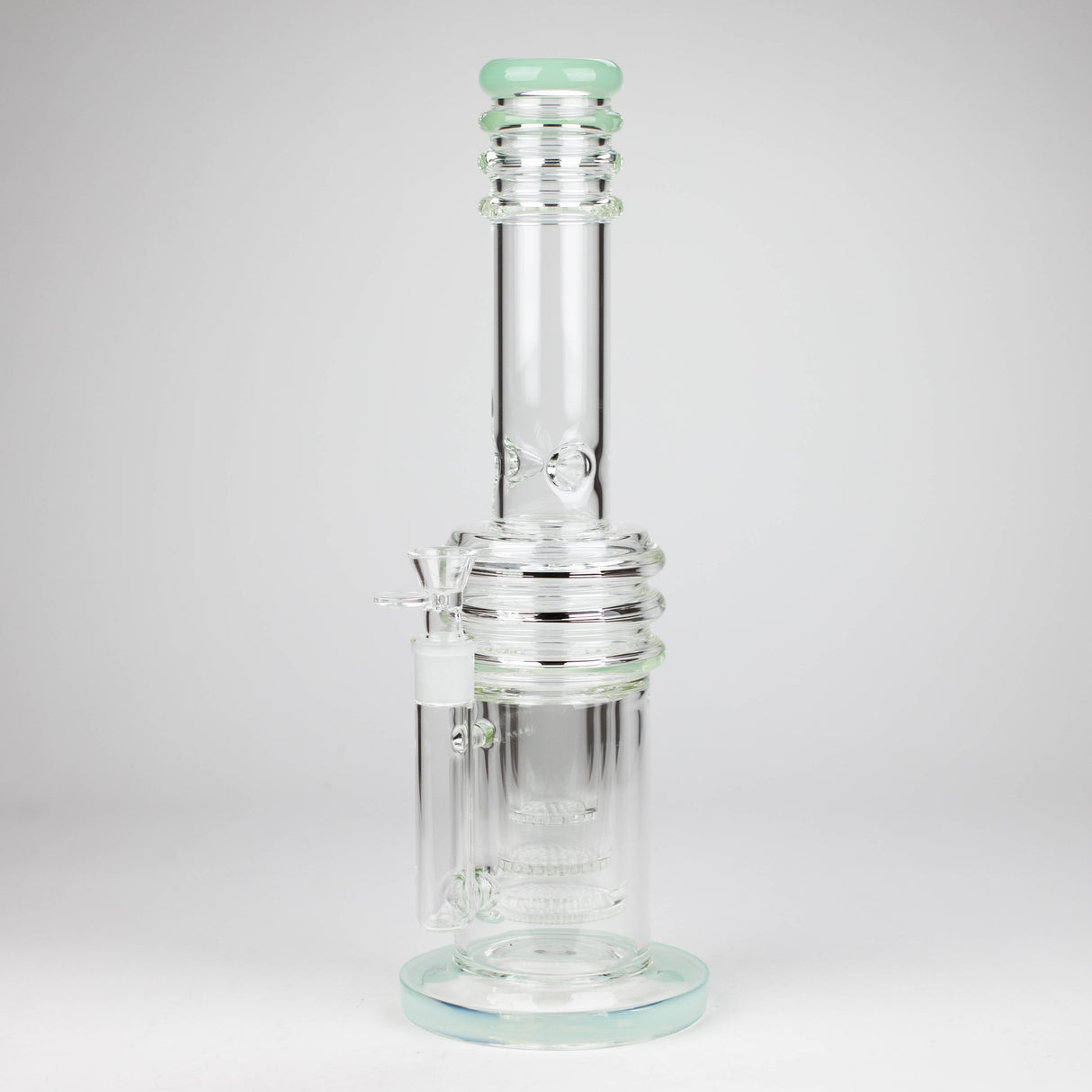 16" 7 mm Stemless Honeycomb Glass Bong