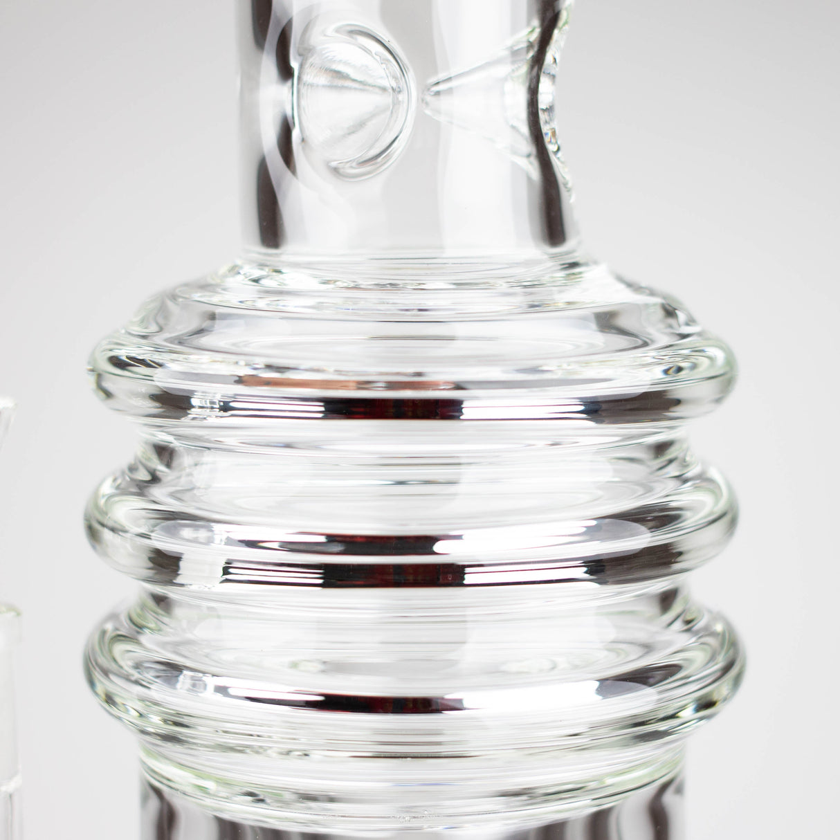 16" 7 mm Stemless Honeycomb Glass Bong