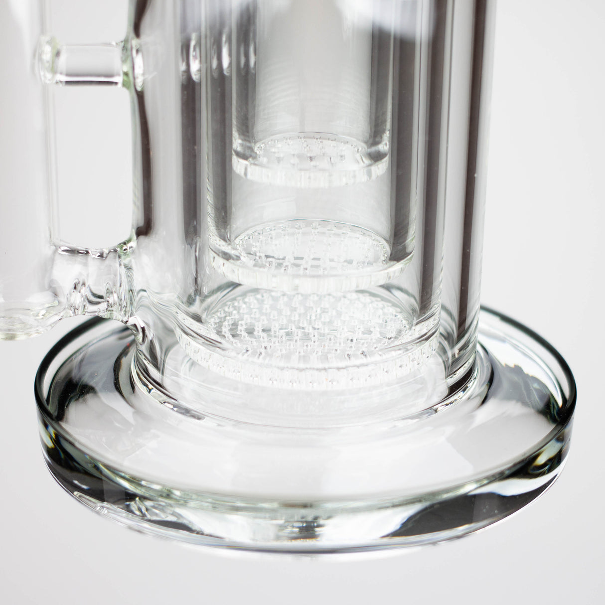 16" 7 mm Stemless Honeycomb Glass Bong