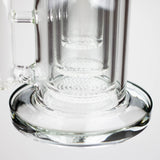 16" 7 mm Stemless Honeycomb Glass Bong