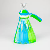 12" Badminton Birdie Silicone Water Pipe with 14mm Bowl