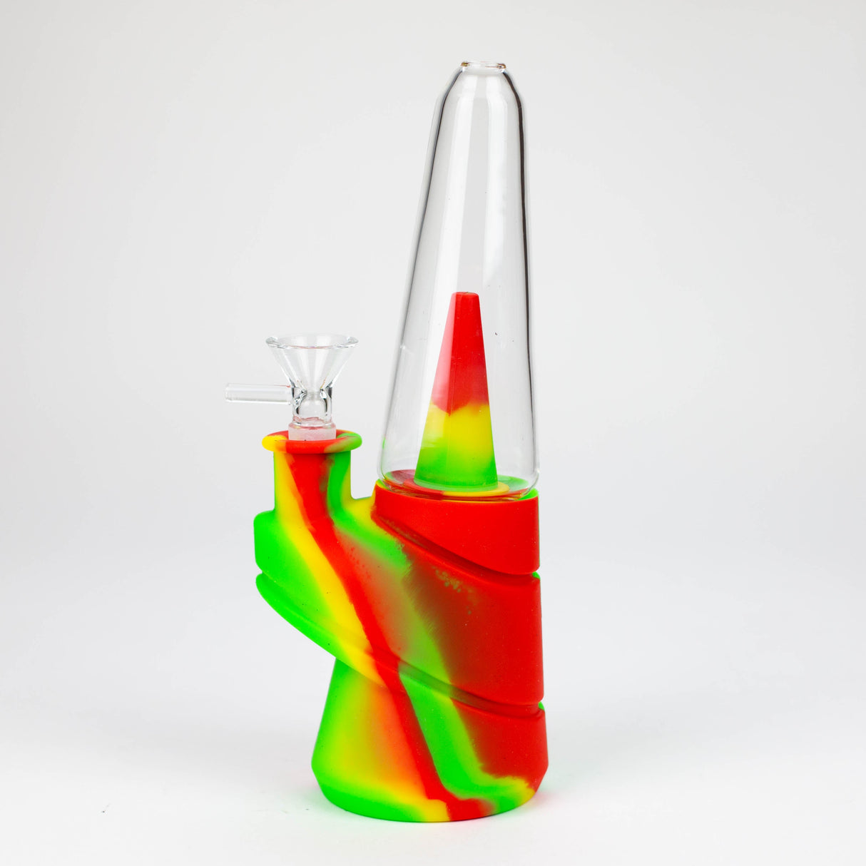 8.5" Cone Shape Silicone Water Bong