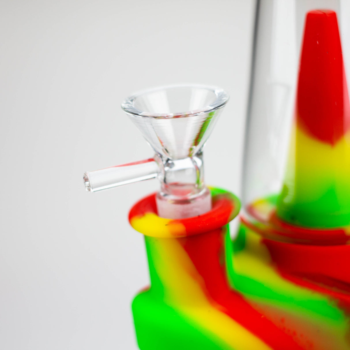 8.5" Cone Shape Silicone Water Bong