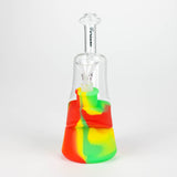 Fortune 6.5" Angled Silicone Mini Bong with Glass Perc